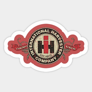 International Harvester Company 1902 Sticker